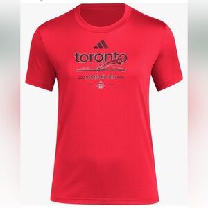 Adidas Red Toronto FC Short Sleeve Tee